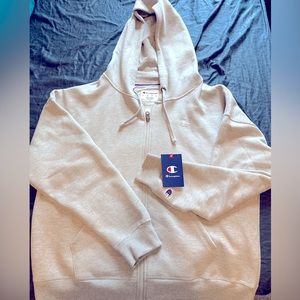 Champion Zip-up Hoodie LG unisex